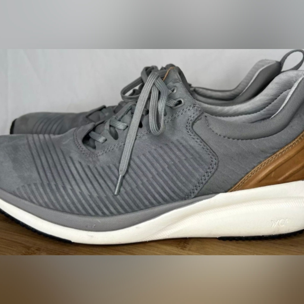 Johnston Murphy XC4® TR1-Luxe Hybrid Grey Nubuck Sneakers Size 9M New MSRP $185 - Picture 3 of 6